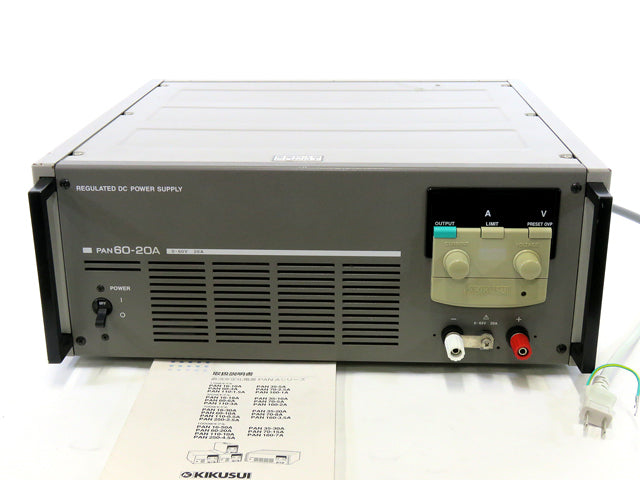 Kikusui PAN60-20A DC Stabilized Power Supply 0-60V 0-20A 1000W [u1054167348]