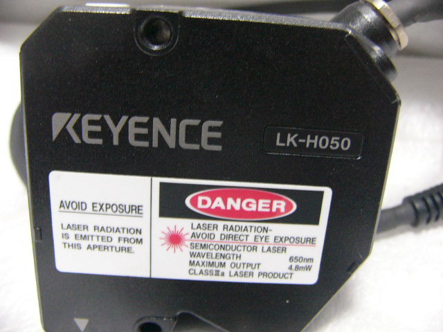 Keyence LK-H050 CCD Laser Displacement Sensor Head Spot Type [k1054833555]