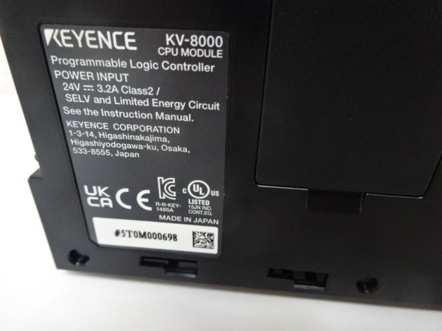 Keyence KV-8000 Programmable Controller CPU Unit (open box) [s1063958986]