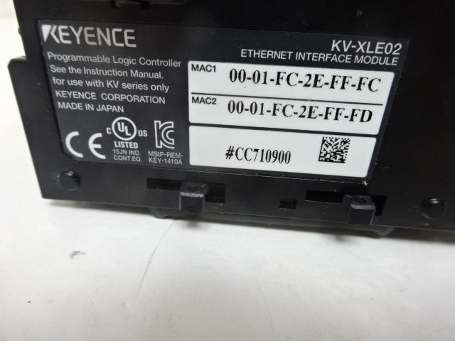 Keyence KV-XLE02 Network Unit [1093785280]