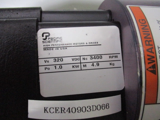 PACIFIC SCIENTIFIC S32HMAA-HNNM-04 Brushless Servo Motor IP65 EN60034-1 1KW [e1115541804]