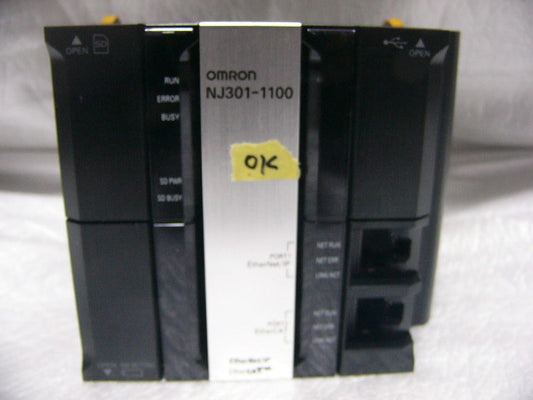 OMRON NJ301-1100 PLC High-speed High-precision High-reliability CPU [1117374530]