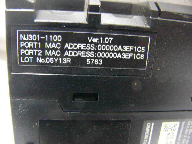 OMRON NJ301-1100 PLC High Speed High Precision High Reliability CPU Equipment [1117374530]