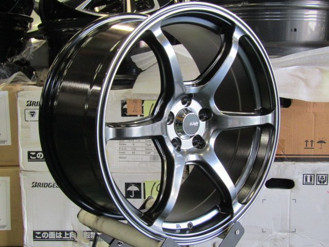 Clear tech Racing ACHT6 Wheels 8.5J +47 100 5H 225/40R18 Toyota 86 Subaru BRZ [u1123662120]