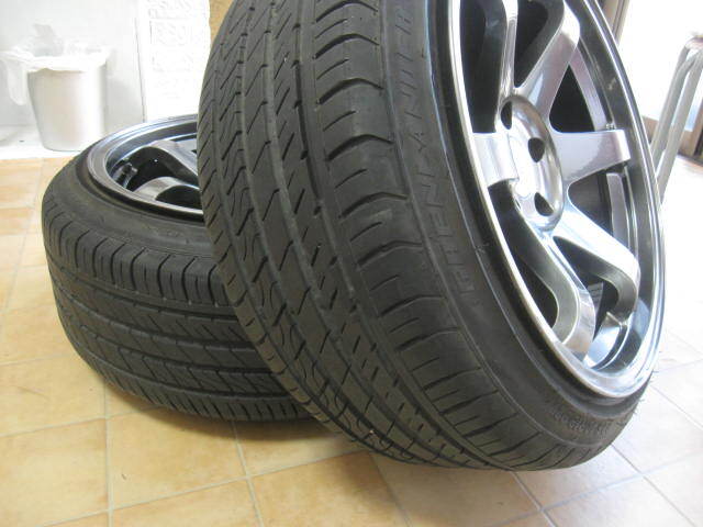 KYOWA Racing TE37 10J+10 Big Caliper Compatible Wheels 18 Inch PCD114.3/5H with Tires [x1135095768]