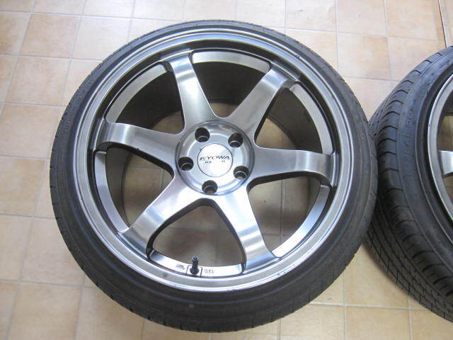 KYOWA Racing TE37 10J+10 Big Caliper Compatible Wheels 18 Inch PCD114.3/5H with Tires [x1135095768]