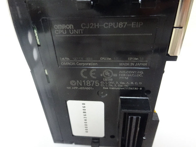 OMRON CJ2H-CPU67-EIP CPU Unit + CJ1W-PA205R Power Supply [k1147963538]