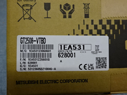 Mitsubishi GT2508-VTBD Touch Panel Graphic Panel [b1153982900]