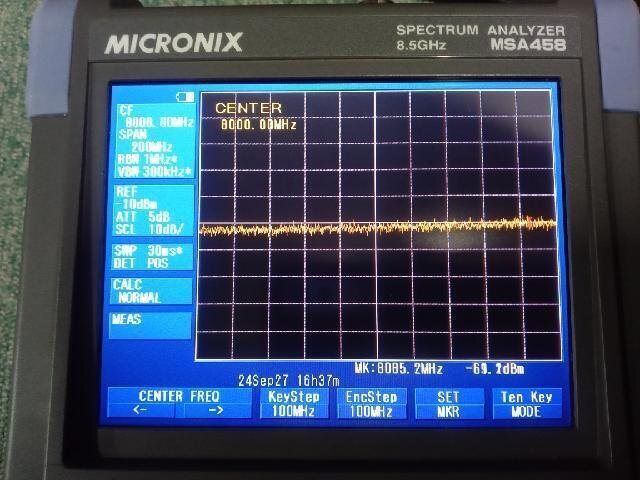 Micronix MSA458 Handheld Spectrum Analyzer 50kHz-8.5GHz [v1164648157]
