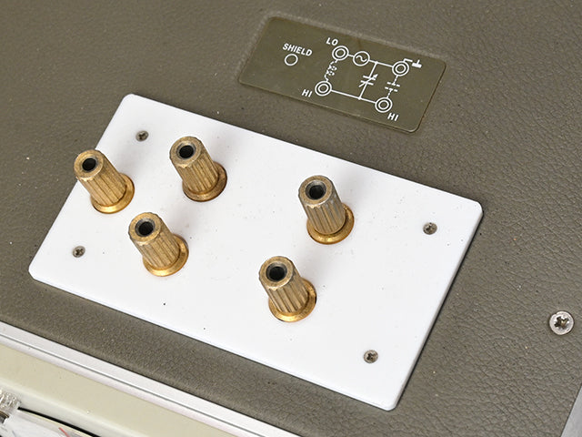 Yokogawa Hewlett-Packard Q-METER 4343B Q Meter Rare 10 Standard Coils Wooden Case [w1180586087]