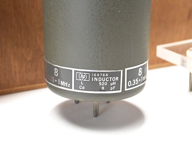 Yokogawa Hewlett Packard Q-METER 4343B Q-Meter Standard Coils 10 Pieces with Wooden Case [w1180586087]