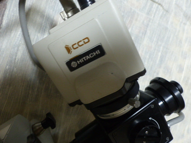 Zeiss Surgical Microscope Large Dual Head with Hitachi CCD (as-is) [g1193542440]