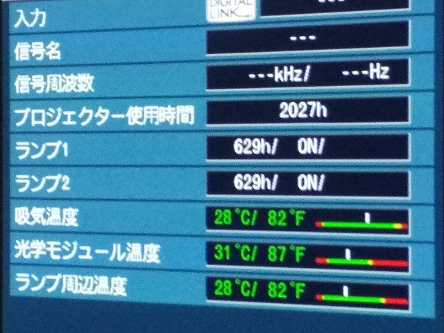 Panasonic PT-DZ870K Projector Video Equipment 629 Hours Lamp Usage [v1196165030]