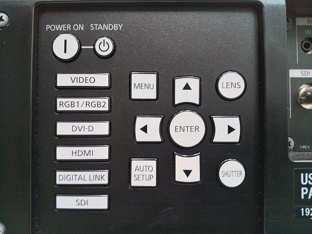 Panasonic PT-DZ870K Projector Video Equipment 629 Hours Lamp Usage [v1196165030]
