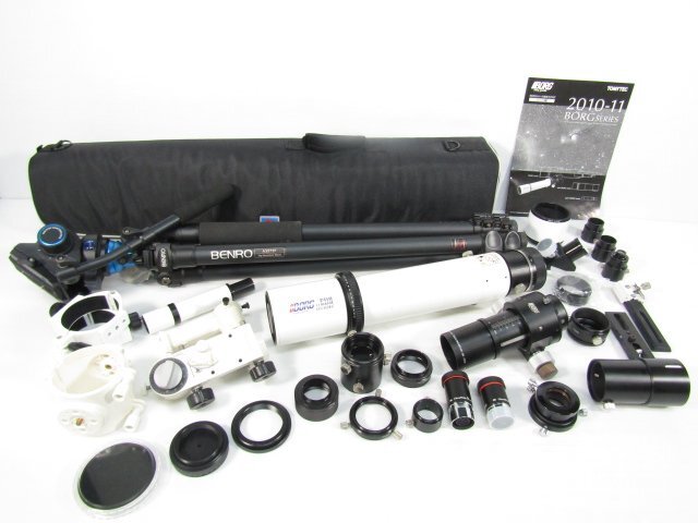 BORG 77EDII Astronomical Telescope BENRO A3573F Tripod 1.4X Teleconverter [e1198483344]