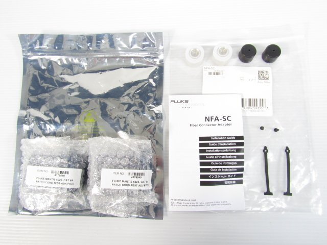 Fluke DSX-PC6AS Patch Cord Test Adapter Category 6A NFA-SC Replacement Adapter for CertiFiberPro [t1204164606]
