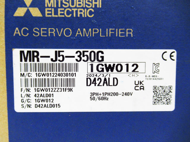 Mitsubishi MR-J5-350G Servo Amplifier [x1205756533]