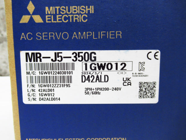 Mitsubishi MR-J5-350G Servo Amplifier [q1205761571]