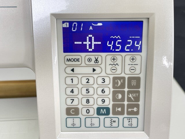 JANOME 858 Cantare TJ-1 Computer Sewing Machine Stand Set White [g1208322347]