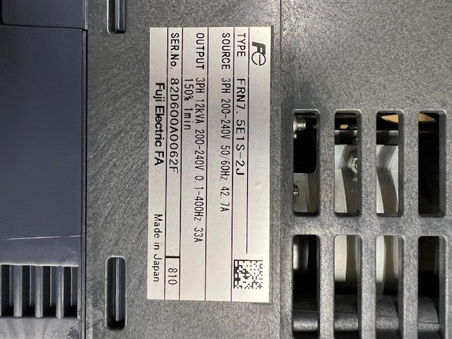 Fuji Electric FRN7.5E1S-2J Inverter 7.5Kw [s1212154811]