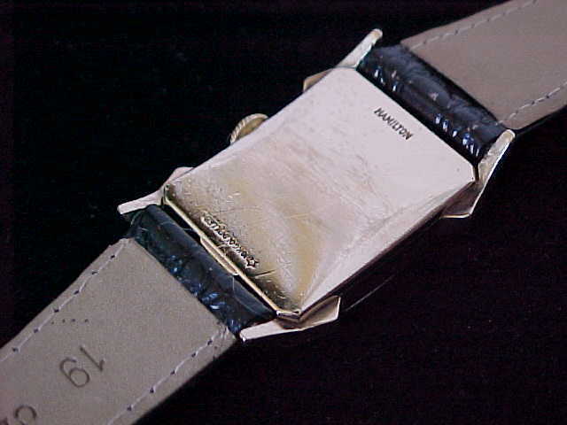 Hamilton 1954 Morton Watch Grasshopper Lugs Signed Case Box Set [s1212237516]