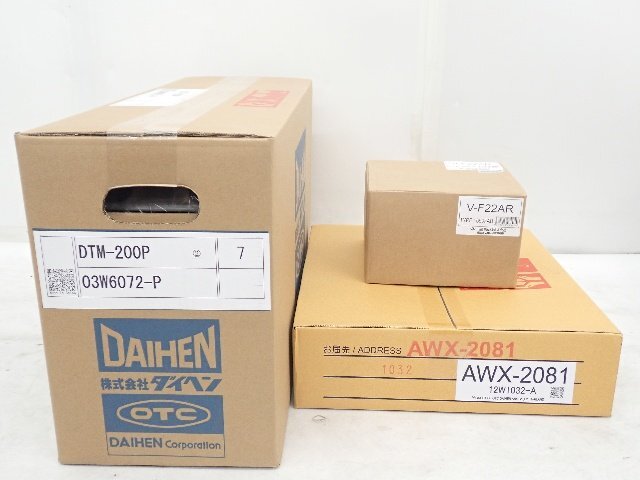 DAIHEN DTM-200P Digital TIG Welding Machine + Torch AWX-2081 + Nippon Sanso TANAKA V-F22AR Pressure Regulator [k1212655801]