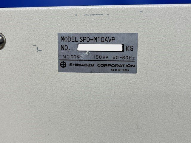 Shimadzu SPD-M10AVP Liquid Chromatography Photodiode Array Detector [k1213738376]