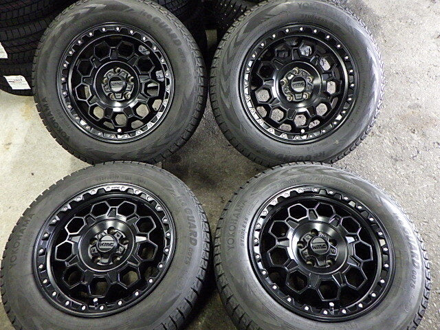 KMC KM545 17x8J+35 Wheel & Yokohama G075 225/65R17 Tire Set PCD114.3 RAV4 Harrier Vanguard NX Delica D:5 X-Trail [l1213905868]