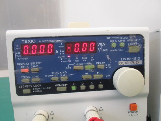 TEXIO LW151-151DV7A Electronic Load Device 150W DC 150V 30A [o1217947293]