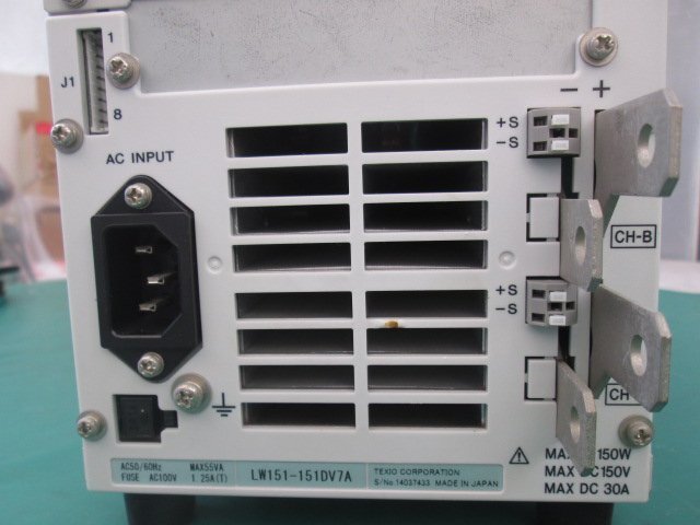 TEXIO LW151-151DV7A Electronic Load Device 150W DC 150V 30A [o1217947293]