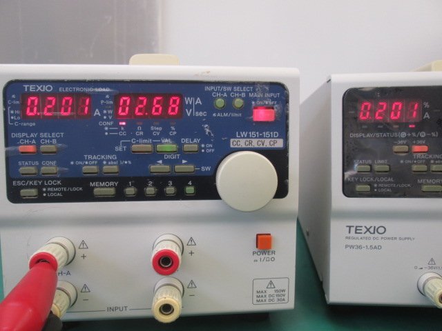 TEXIO LW151-151DV7A Electronic Load Device 150W DC 150V 30A [o1217947293]