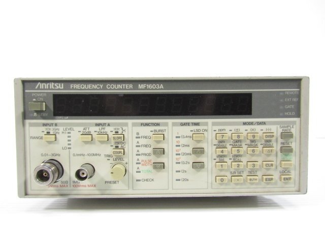 Anritsu MF1603A Frequency Counter with Pulse Width and Period Measurement [l1219260325]