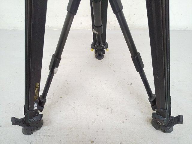 Vinten Vision 100 Tripod Fibertec Broadcast Video Equipment [s1219390280]