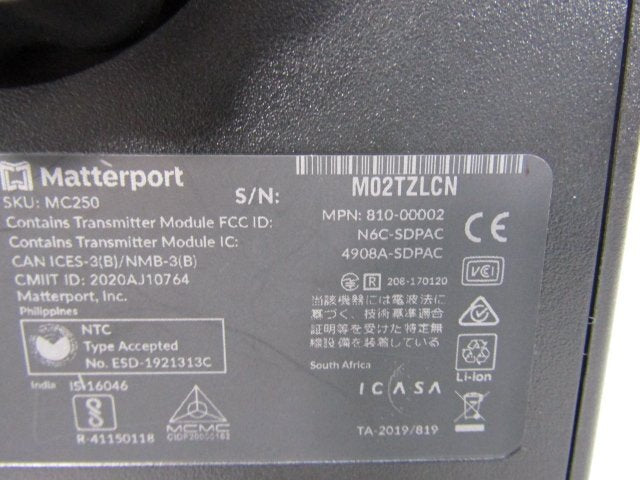 Matterport Pro2 MC250 3D Camera [t1220094219]