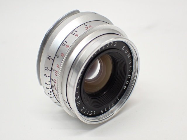 Leitz Leica SUMMICRON 35mm F2 8 Elements Circa 1959 L39 L/M Mount [s1220362743]