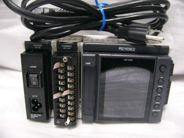 Keyence NR-600 NR-TH08 NR-U60 Data Acquisition System [d1221594084]