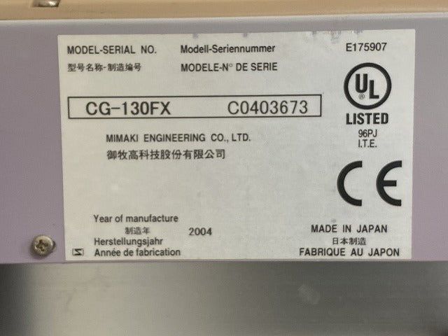 Mimaki CG-130FX Cutting Plotter [p1227803422]