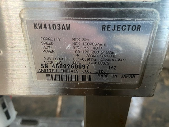 Anritsu KWS5366BW4R Checkweigher with Metal Detector [l1230405781]