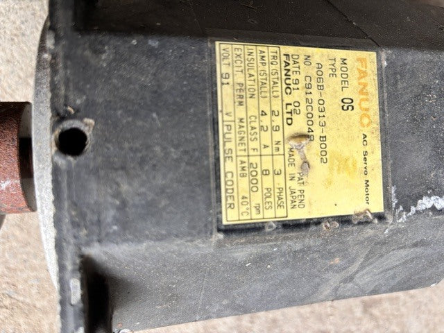 FANUC A06B-0313-B002 AC Servo Motor [r1233611871]