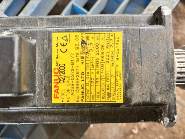 FANUC A06B-0372-B177 AC Servo Motor [x1233606728]