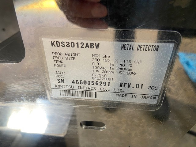Anritsu KDS3012ABW Metal Detector Belt Width 230mm Height 115mm [n1236624086]