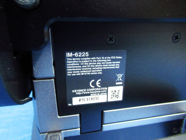 Keyence IM-6225 IM-6700 Image Dimension Measurement System Head [1239135371]