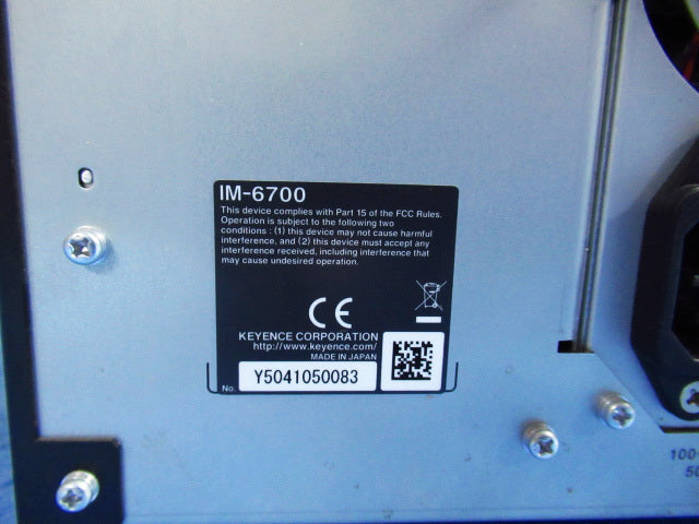 Keyence IM-6225 IM-6700 Image Dimension Measurement System Head [1239135371]