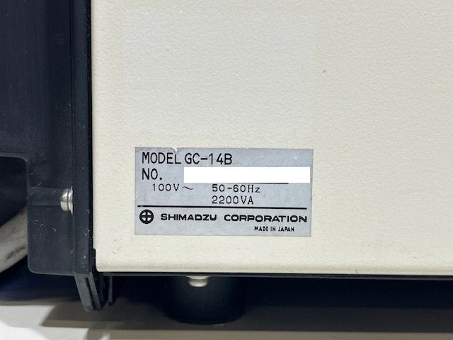 Shimadzu GC-14B Gas Chromatograph with CFC14PM [k1240112265]