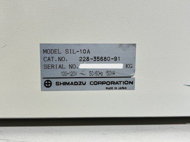 Shimadzu SIL-10A Liquid Chromatograph Autosampler [v1240115482]