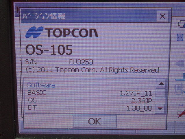 Topcon OS-105 Total Station Surveying Instrument with Case [c1240937440]