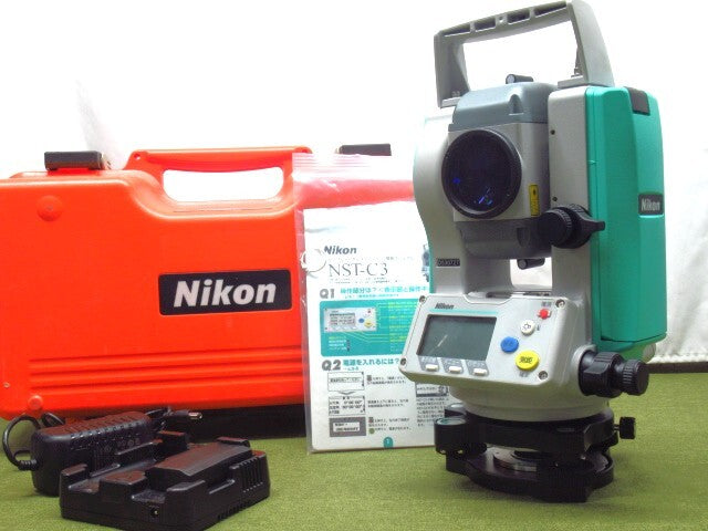 Nikon NST-C3 Total Station with 2 Batteries Charger Software Included (as-is) [g1242159148]