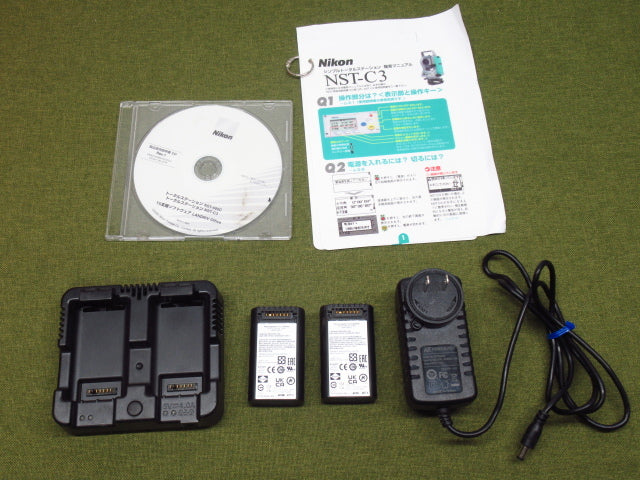 Nikon NST-C3 Total Station with 2 Batteries Charger Software Included (as-is) [g1242159148]