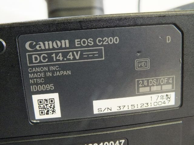 Canon EOS C200 Video Camera (as-is) [c1246922216]