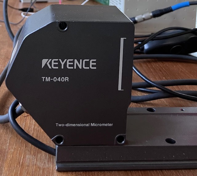 Keyence TM-3000 2D High-Speed Dimension Measurement System with Sensor Head and Cable [h1237361449]